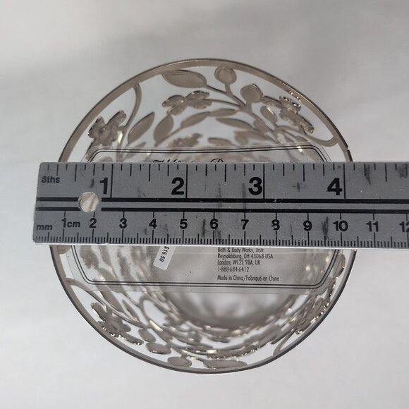 White Barn NEW Fragrance Melt Warmer Wrap Cover Floral Vines Glitter Gold Flower - Picture 9 of 9